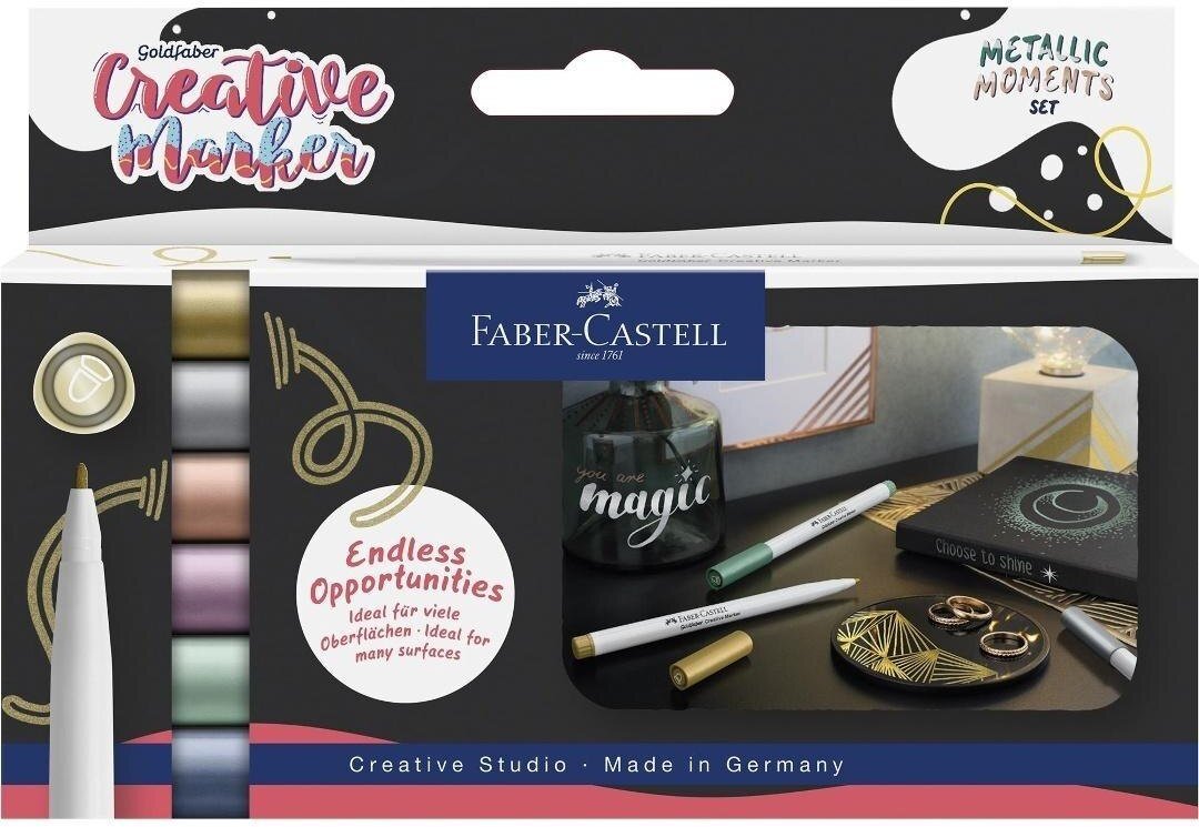 Faber-Castell Pisak kreatywny goldfaber 6 kolorów