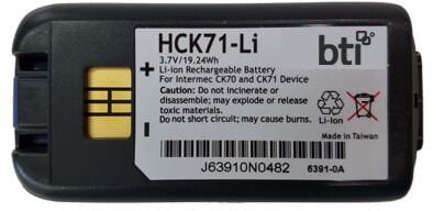 BTI 1C BAT FOR HONEYWELL CK70