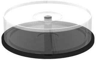 MediaRange Spindle do 3000 Dics przezroczysty z czarnym Bo