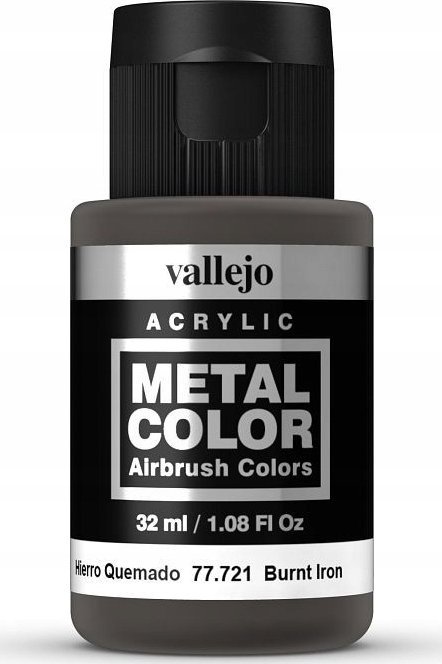 Vallejo : 77.721 - Metal Color - Burnt Iron (32 ml)