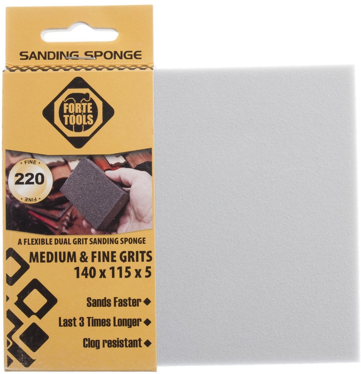 Forte GRINDING SPONGE 140X115X5 MM