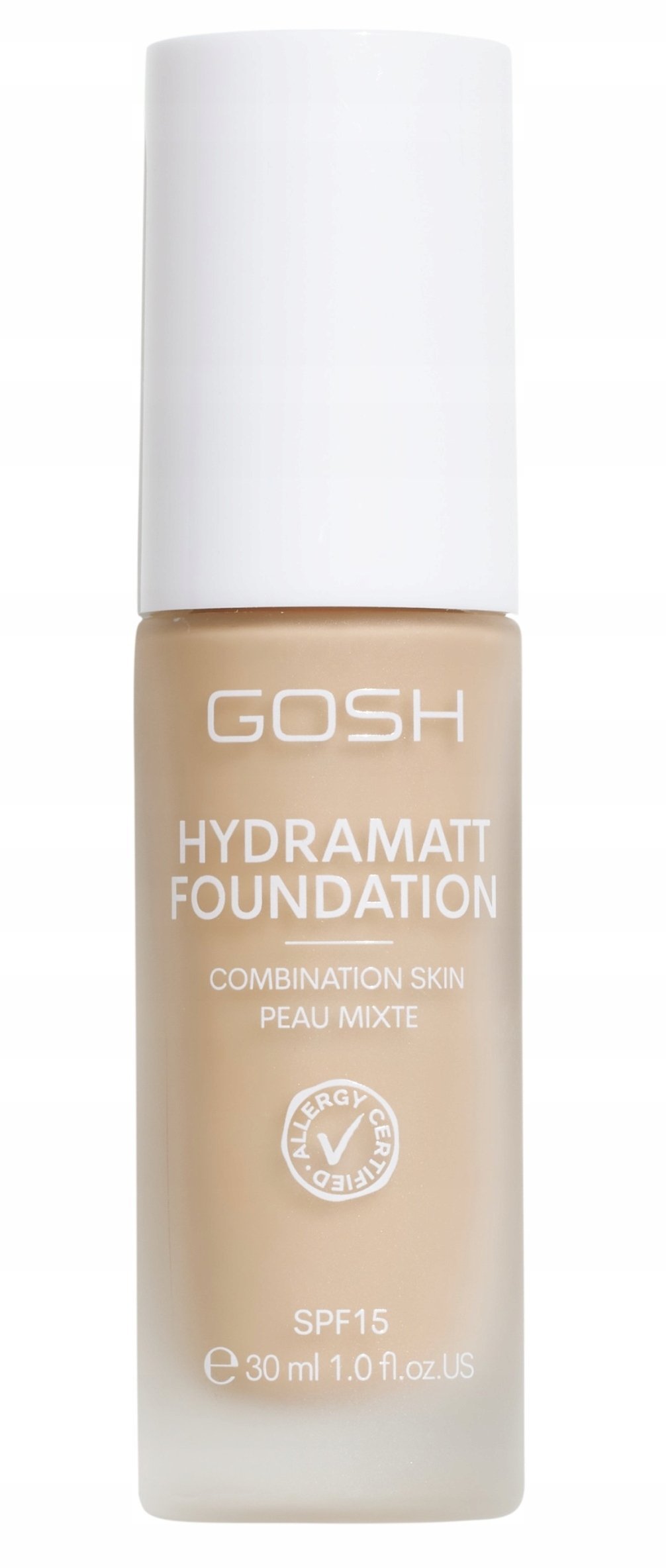 Gosh, Hydramatt, Matte, Liquid Foundation, 010Y, Light Dark, SPF15, 30 ml For Women