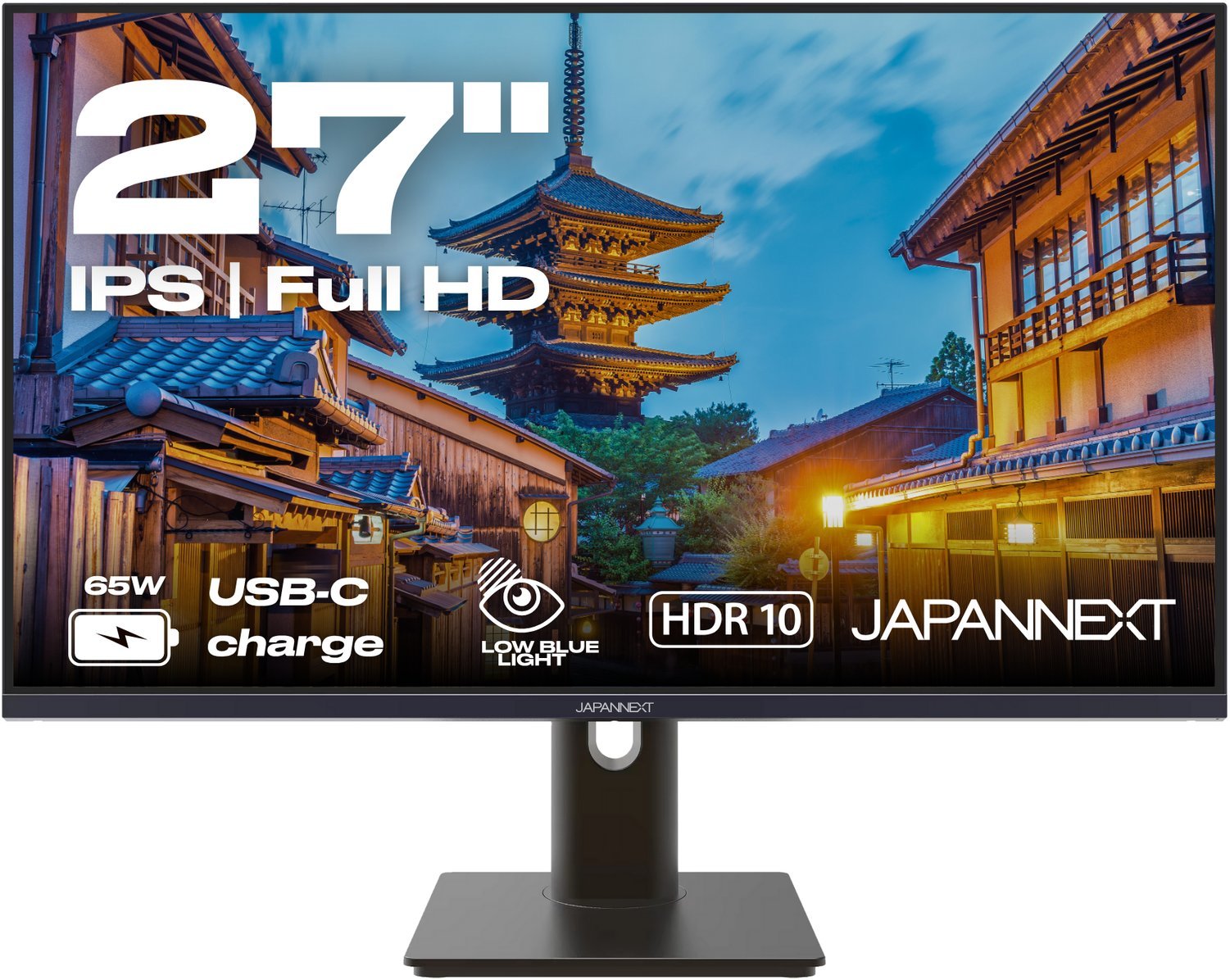 JAPANNEXT 68,5cm JN-IPS27FHDR-C65W-HSP 16:9 HDMI/DP FHD