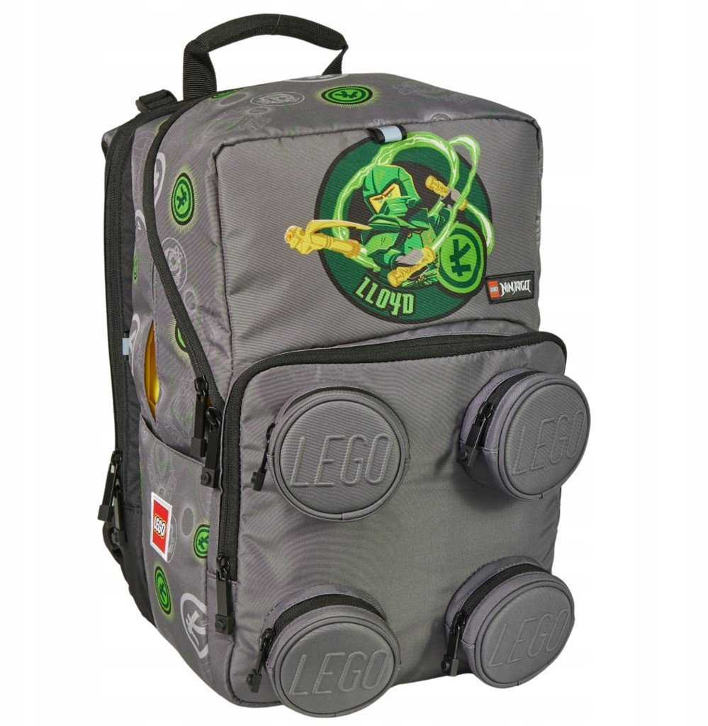LEGO LEGO Ninjago Petersen School Backpack 20209-2501 szary One size