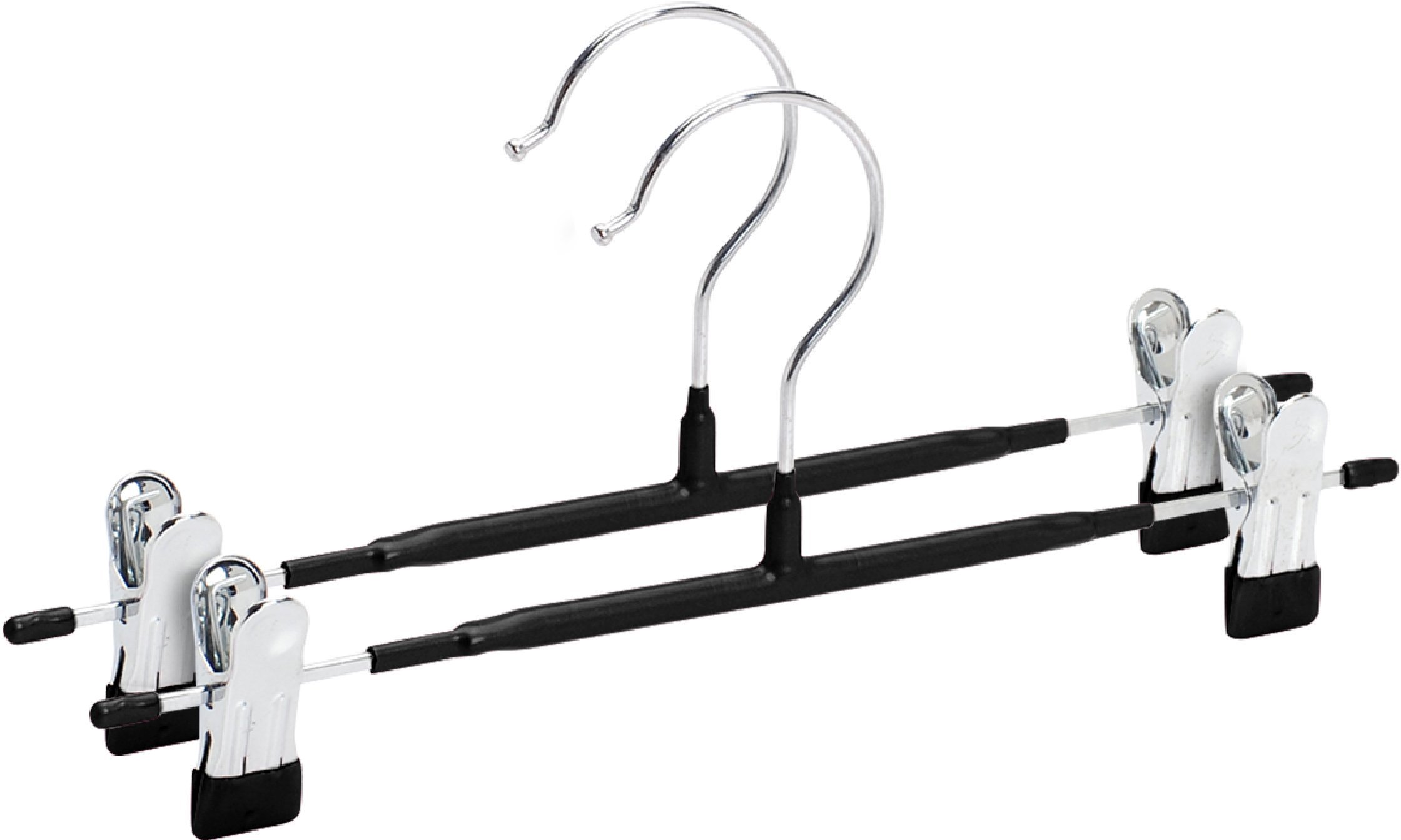 Static Control PVC DIPPED HANGER LSMD040 BLACK 2PCS