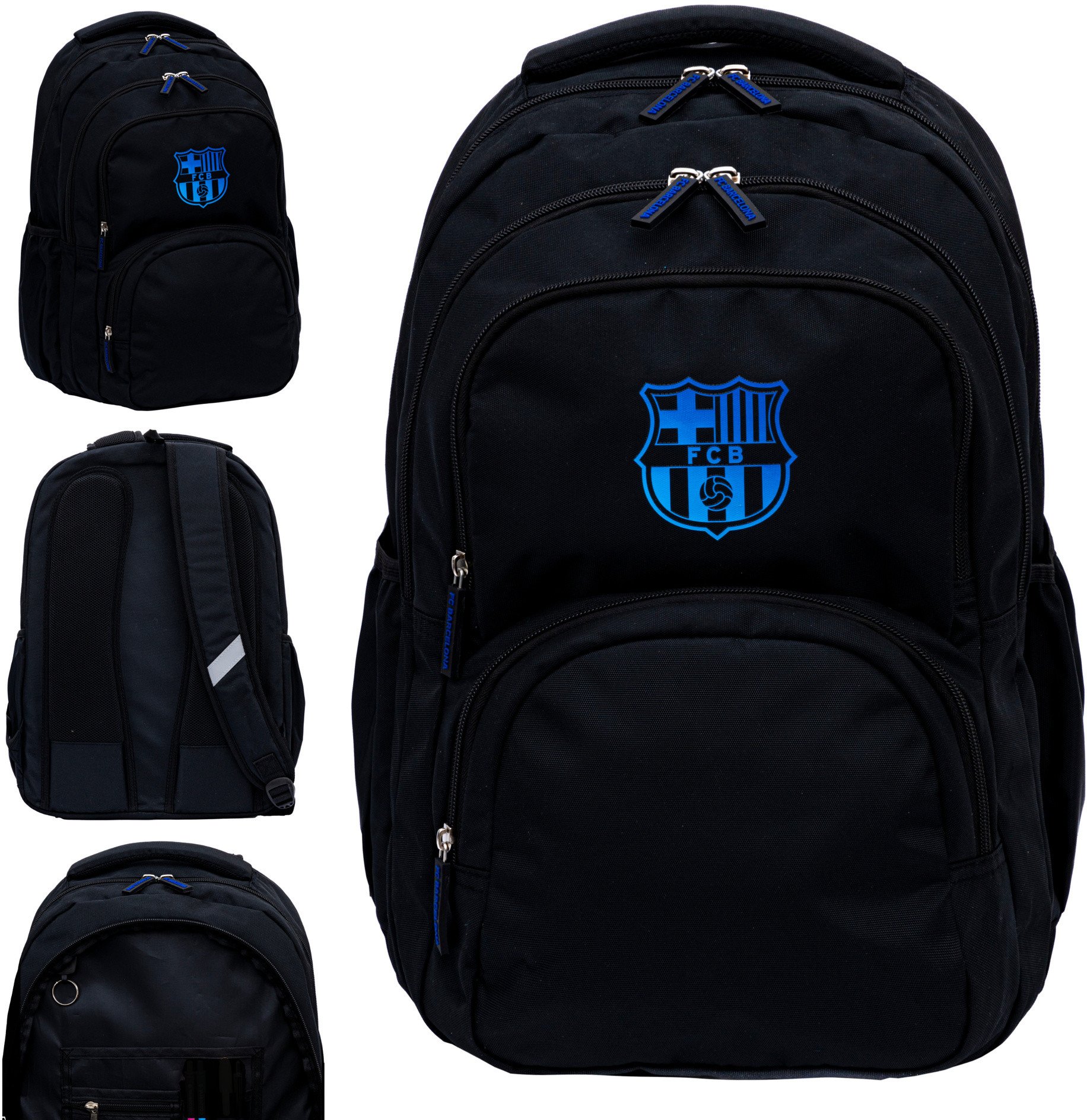 Astra Plecak szkolny FC Barcelona czarny AB330 3 komorowy 20l ASTRABAG