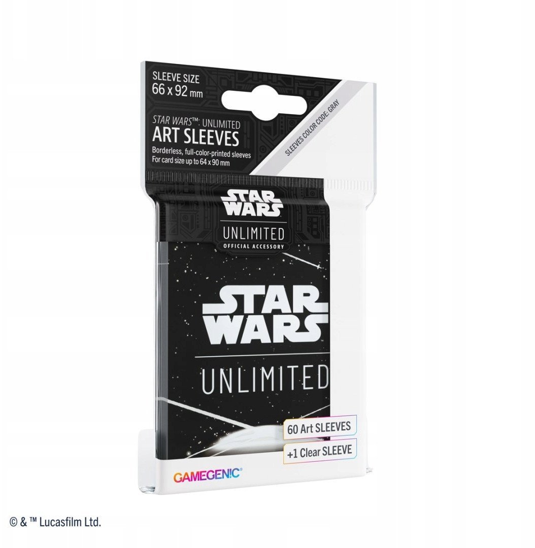 Gamegenic: Star Wars Unlimited - Art Sleeves - Card Back White