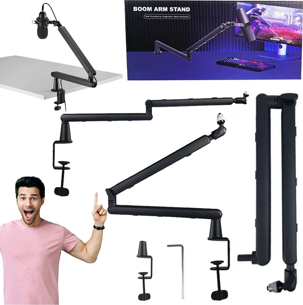 DNA TMS PRO 2 statyw mikrofonowy biurkowy wysięgnik ramię czarny solidny do 2 kg klucz imbusowy