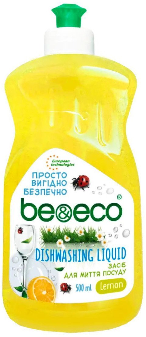 BeEco Be&Eco* Płyn do mycia naczyń Cytryn 500ml