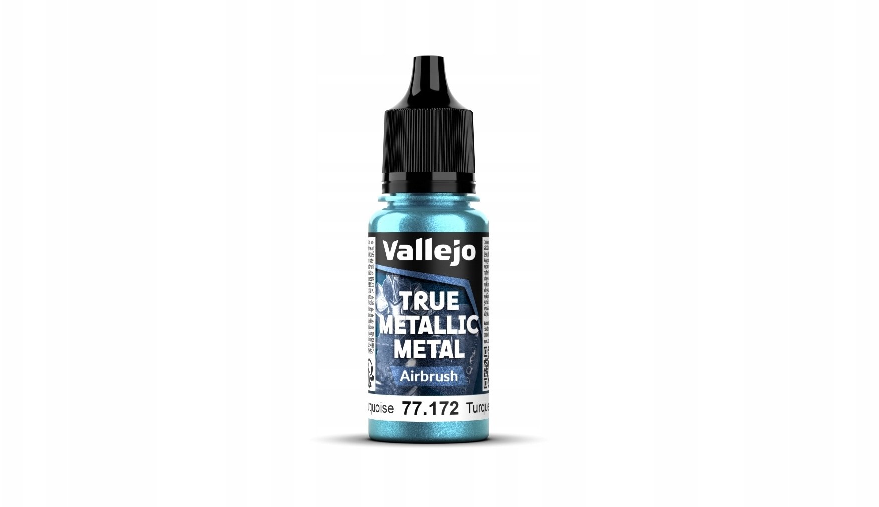 Vallejo Vallejo: 77.172 - True Metallic Metal - Airbrush - Hydra Turquoise (18 ml)