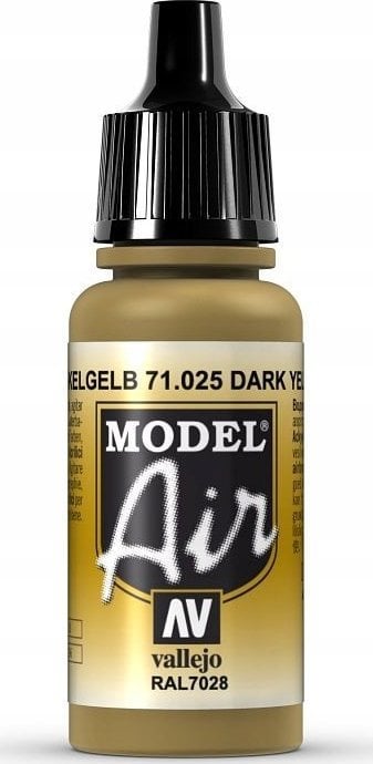 Vallejo : 71.025 - Model Air - Dark Yellow RAL7028 (17 ml)