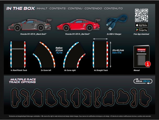 Фото - Радіокерована машина Carrera  Hybrid Racing Sets - Devil Drivers 