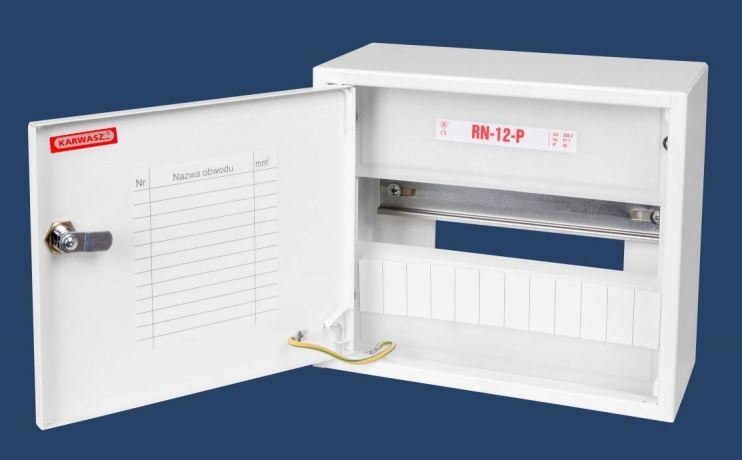Karwasz Rozdzielnica n/t plombowana IP30 biała RN-12-P