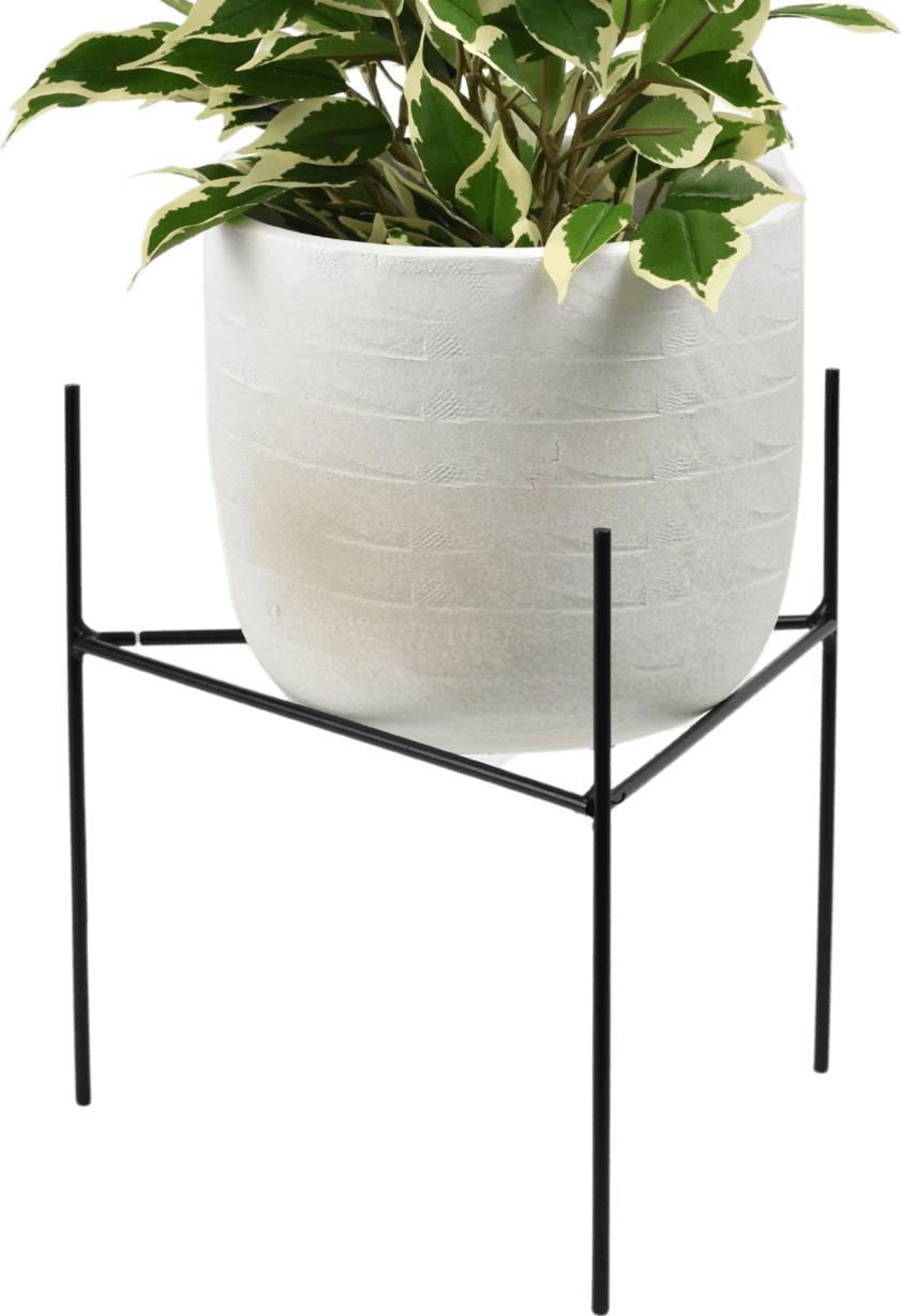 Tajemniczy ogród Metalowy kwietnik czarny S