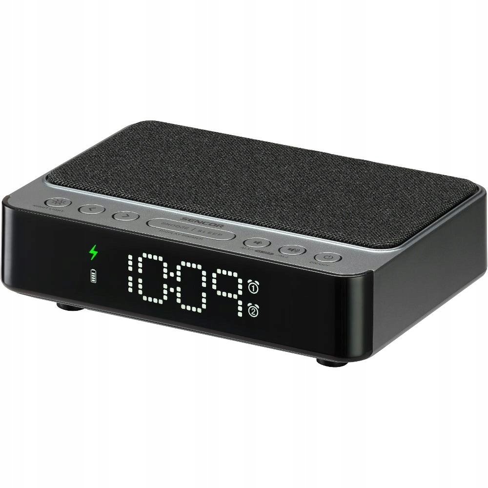 Radiobudzik Sencor SRC 6800 Cyfrowy radiobudzik z ładowarka bezprzewodowa