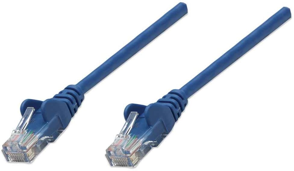 Intellinet 1m Cat6 kabel sieciowy Niebieski U/UTP (UTP)