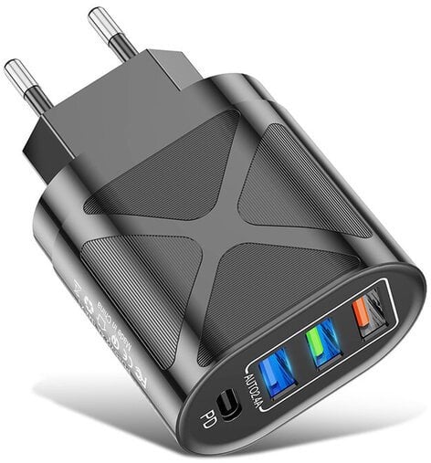 Promate GaNPort4-100PD GaNFast™ Wall Charger ES/ASV/AK/AUS