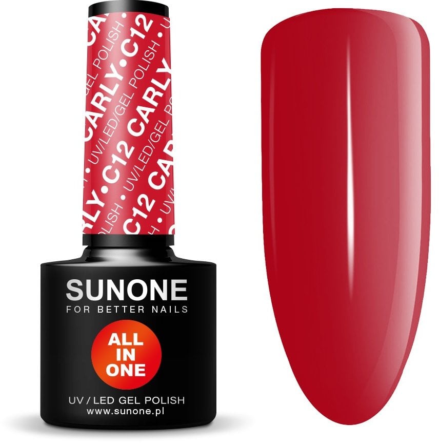 Sunone All In One hybrydowy lakier 3w1 C12 Carly 5ml