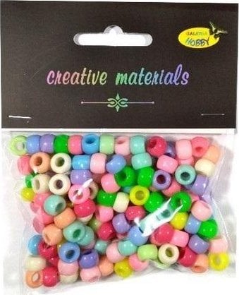 FANDY Koraliki pastelowe 6mm 35g ok.150szt