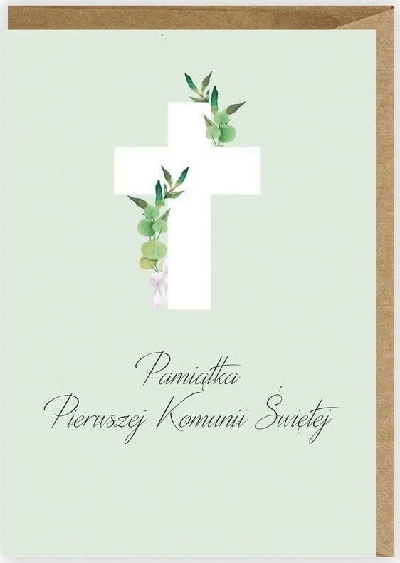 Cardie Kartka okolicznościowa koperta Komunia K061