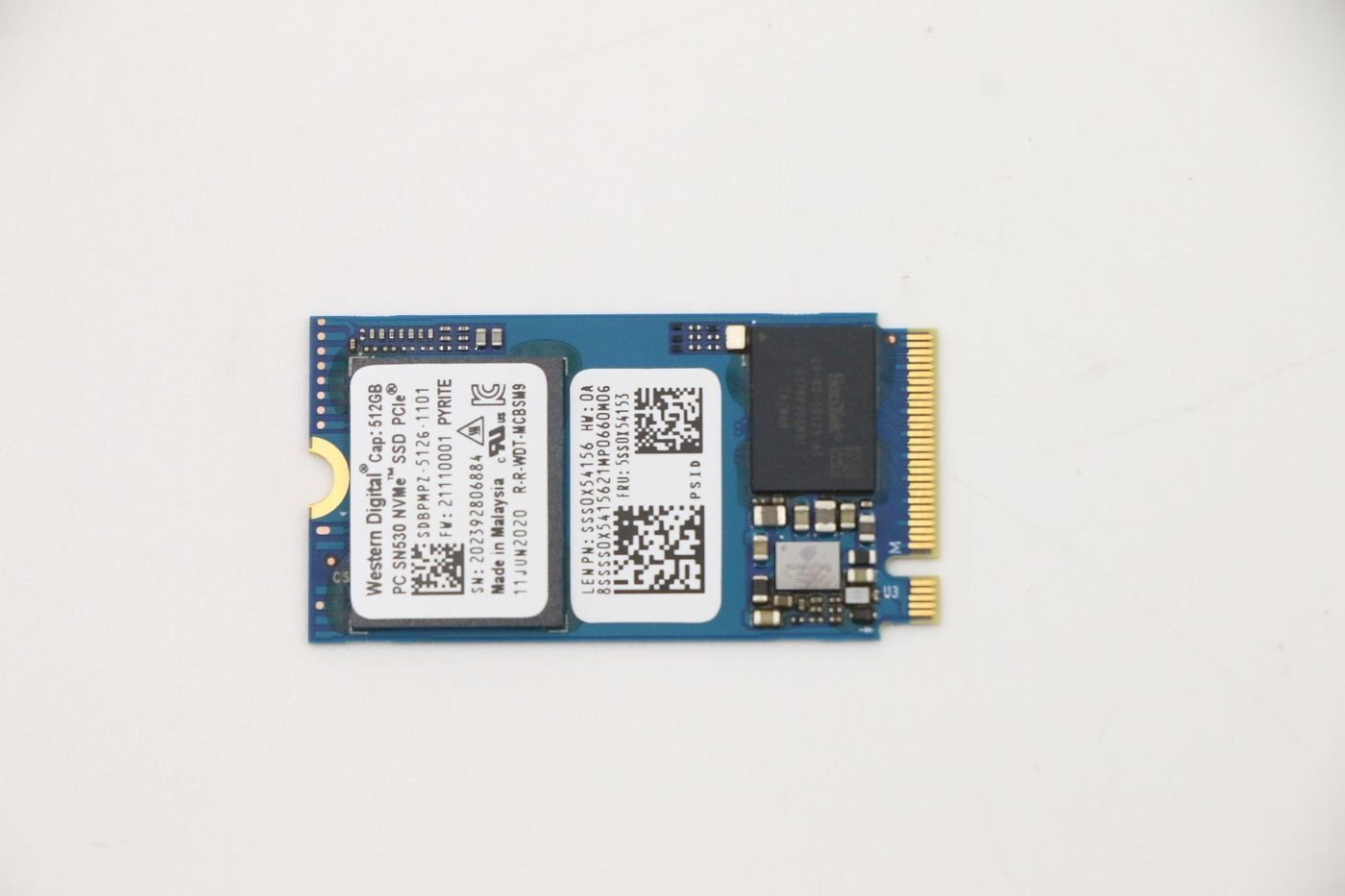 Dysk SSD Lenovo 512GB PCIE NVME M.2 2242 SSD (5SD1W19392)