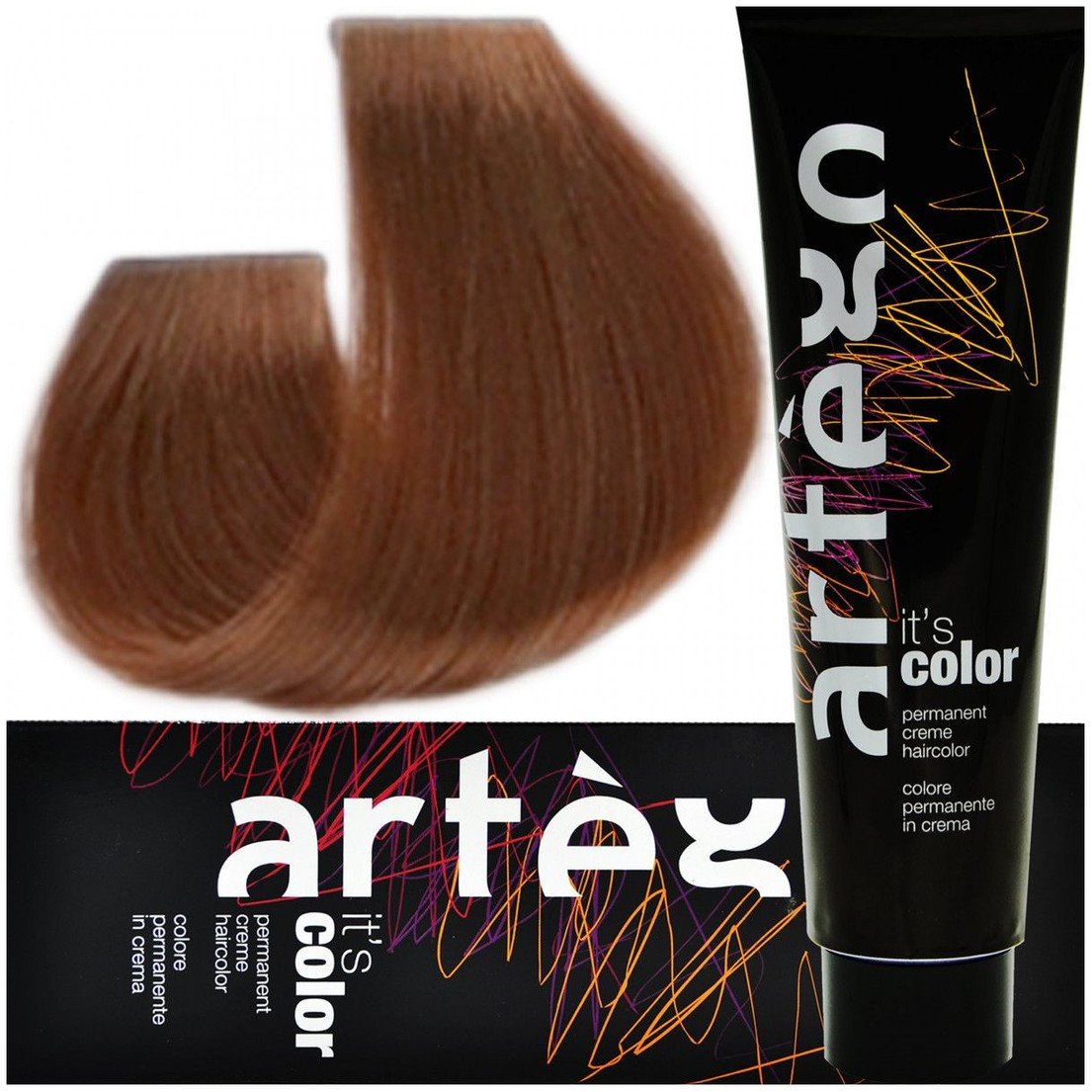 Artego Its Color Farba do włosów w kremie 150ml Popielato-Czerwony blond ( 7.16 - 7AR)