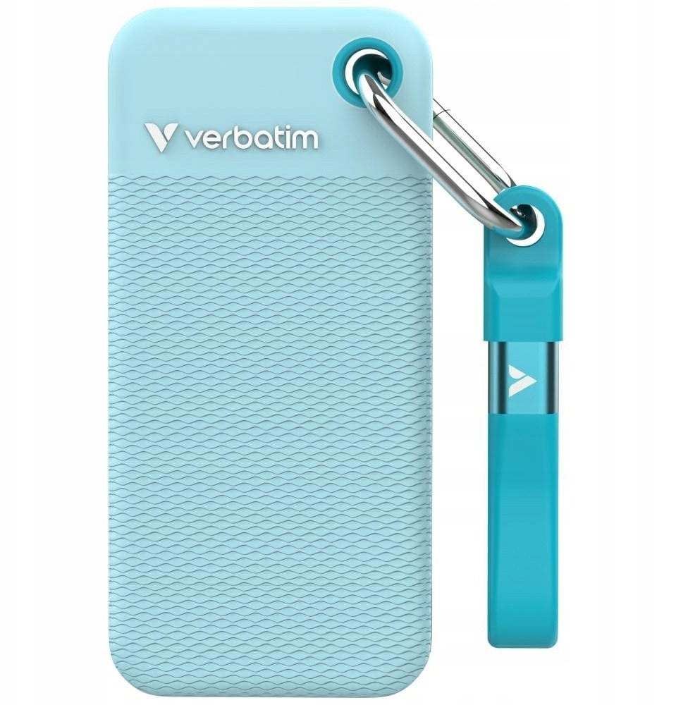 Dysk zewnętrzny SSD Verbatim Pocket - edycja kolorowa 2TB Niebieski (32325)