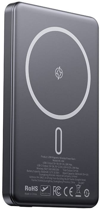 Powerbank Mcdodo Powerbank Magnetyczny Mcdodo MC-4641 Ultra-Thin 5000mAh 1C, Bezprzewodowy (złoty)