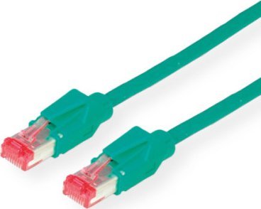 DTWYLER Kabel krosowy kat. 6 (klasa E) S/FTP, CU 7702 flex LSOH, Hirose TM21, zielony, 15 m