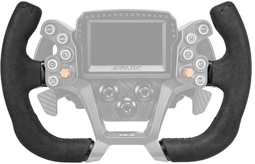 Kierownica Simagic ZGT-300MC (Suede), 300 mm Modern Open-top, unobstructed dash view, Formula