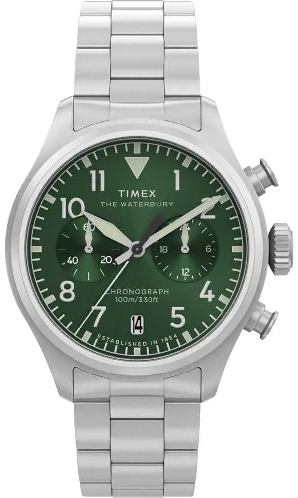 Zegarek Timex Zegarek męski Timex TW2Y19100 srebrny