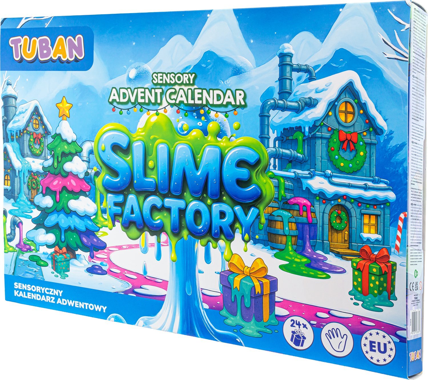 Kalendarz adwentowy TUBAN zestaw sensoryczny Fabryka Slime