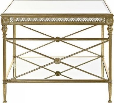 Фото - Журнальний столик Arabia DKD Home Decor Stolik DKD Home Decor Lustro Złoty Metal  (62 x 62 x 