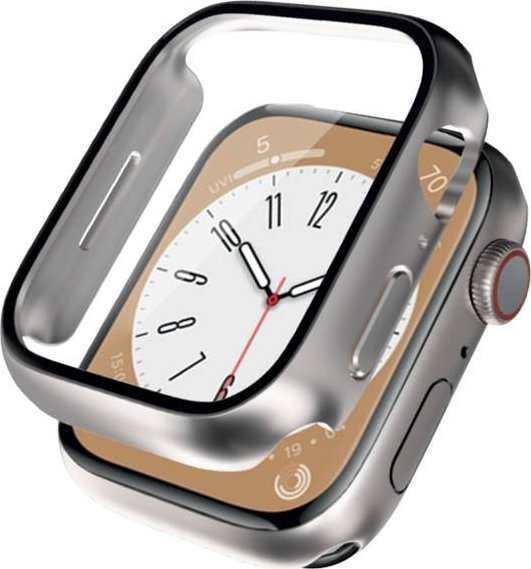 Crong Hybrid Watch Case - Etui ze szkłem Apple Watch 40mm (Starlight)