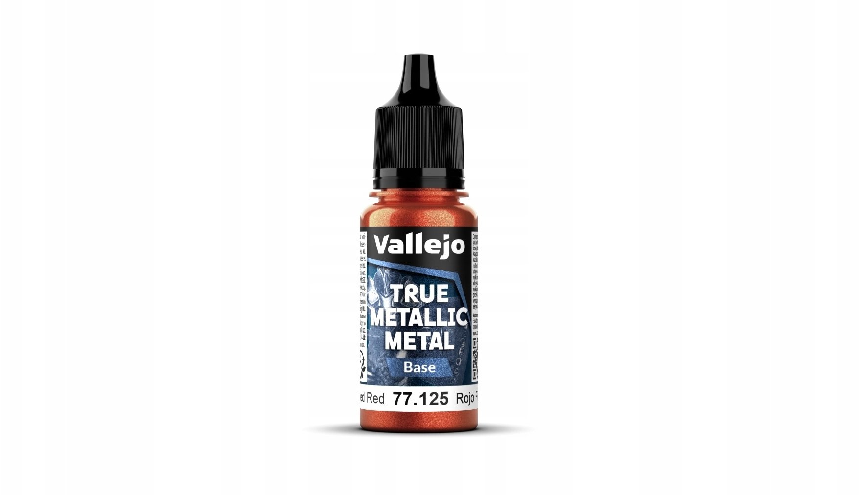Vallejo Vallejo: 77.125 - True Metallic Metal - Base - Forged Red (18 ml)