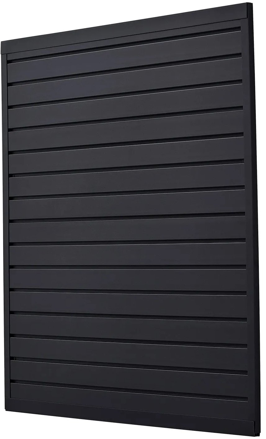 Stabilus Panele ścienne PVC 120x120 cm modułowe czarne do garażu i wystaw