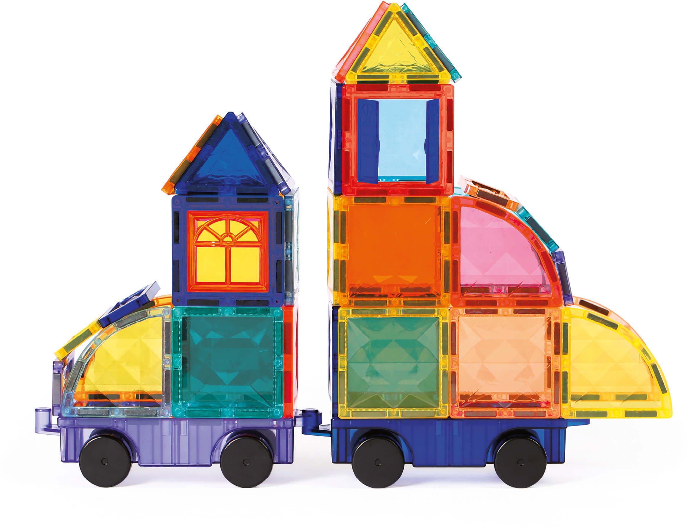 Ludi LUDI magnetinis konstruktorius su ratais – 61 dalis, vaikams 3–10