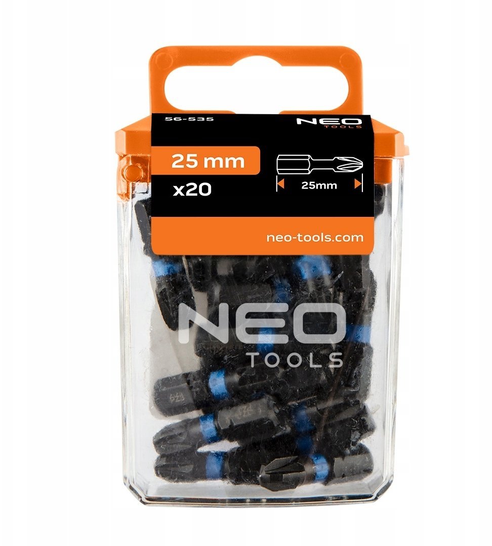 Bity udarowe PZ3 x 25 mm, 20 szt.