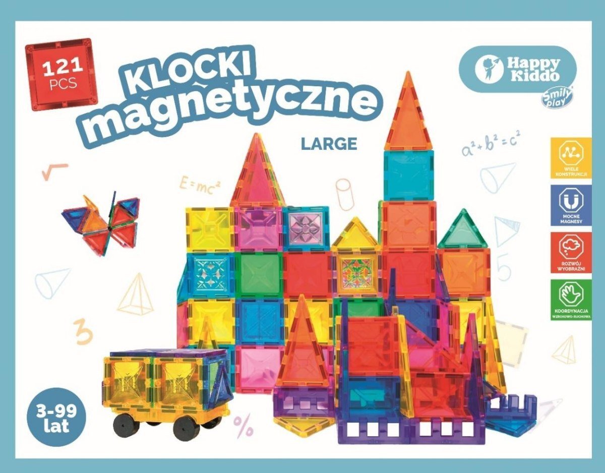 Smily Play Klocki magnetyczne 121el (5905375855956)