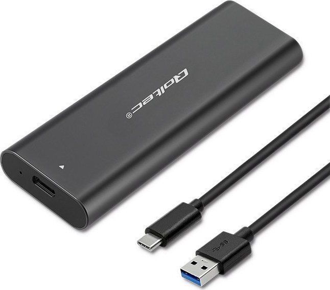 Kieszeń Qoltec Kieszeń do dysków M.2 SATA SSD | NVME | USB typ C