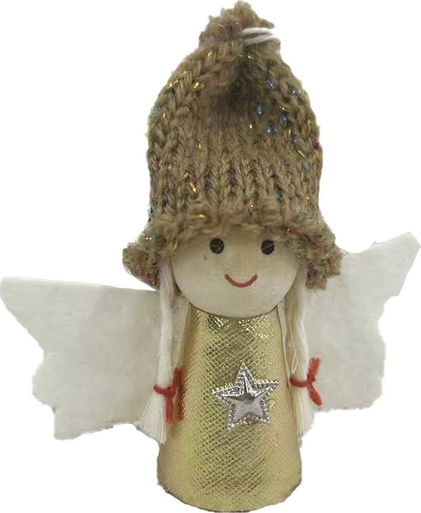 MFP paper Zawieszka aniołek świąteczny złoty 7cm