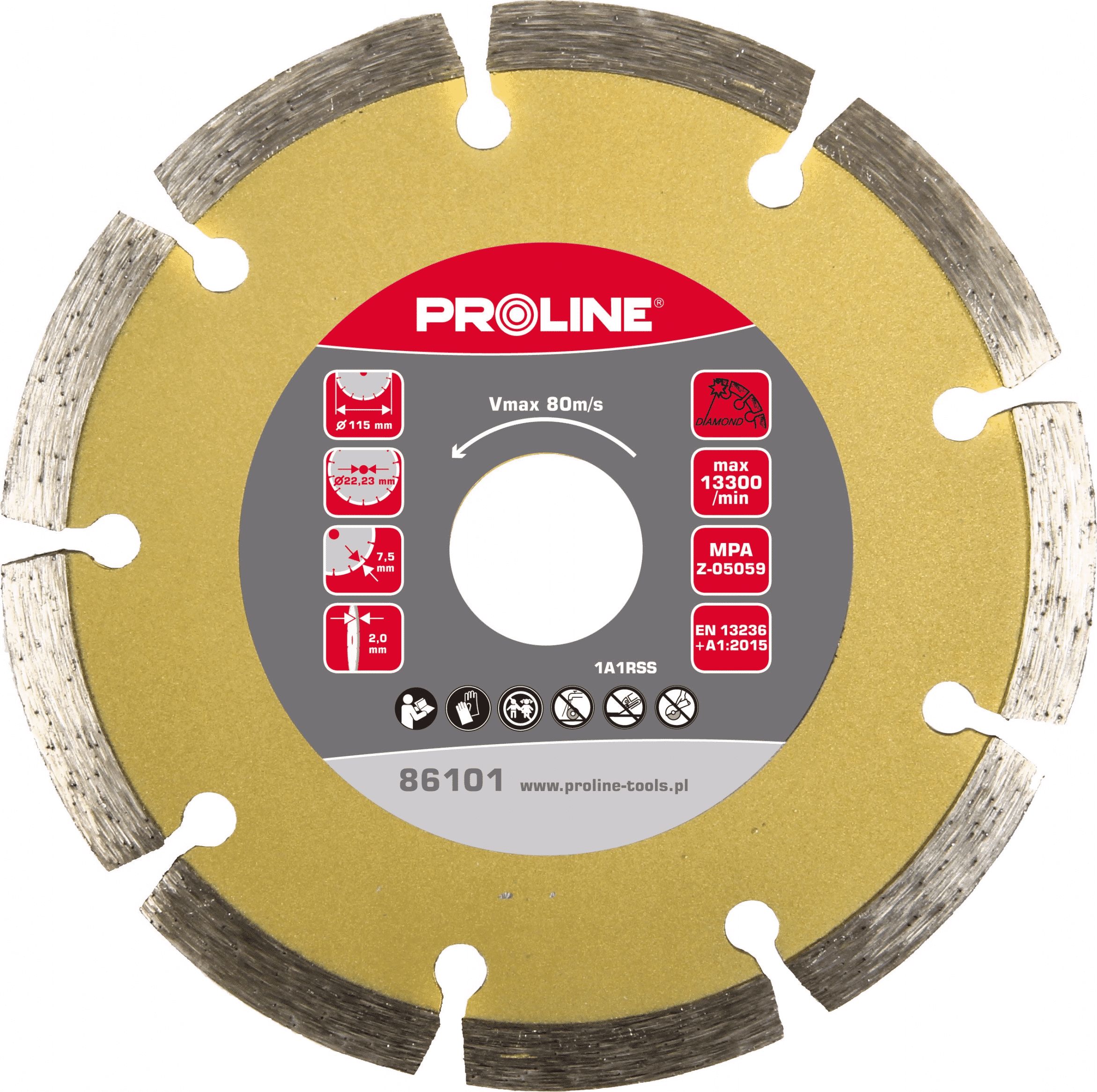 Pro-Line tarcza diamentowa segment 180x2.6x7.5x22.23 (86103)