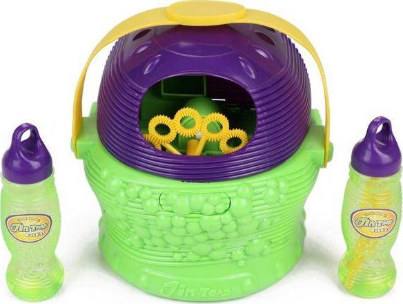 Ikonka Maszynka do puszczania kolorowych baniek mydlanych + 2xuzupełniacz Bańki