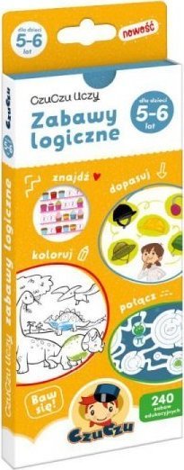 Bright Junior Media CzuCzu Uczy Zabawy logiczne dla dzieci od 5-6 lat