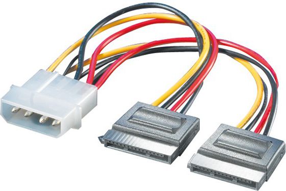 Roline adapter "Y", 5,25" - 2x SATA - (11.03.1050)