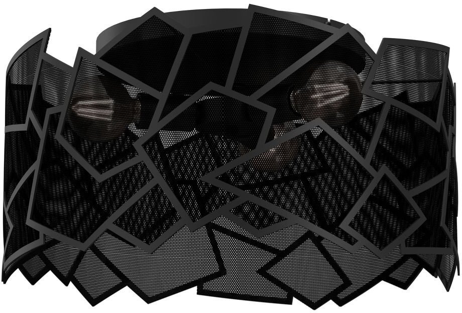 Lampa sufitowa Luminex Camo 549 z siatki metalowej