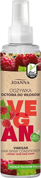Joanna Vegan Odżywka octowa do włosów nadająca połysk w sprayu - włosy każdego rodzaju 150ml