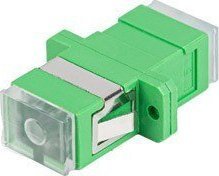 Lanberg Adapter światłowodowy SM SC/APC simplex zaślepka przezroczysta 25 sztuk