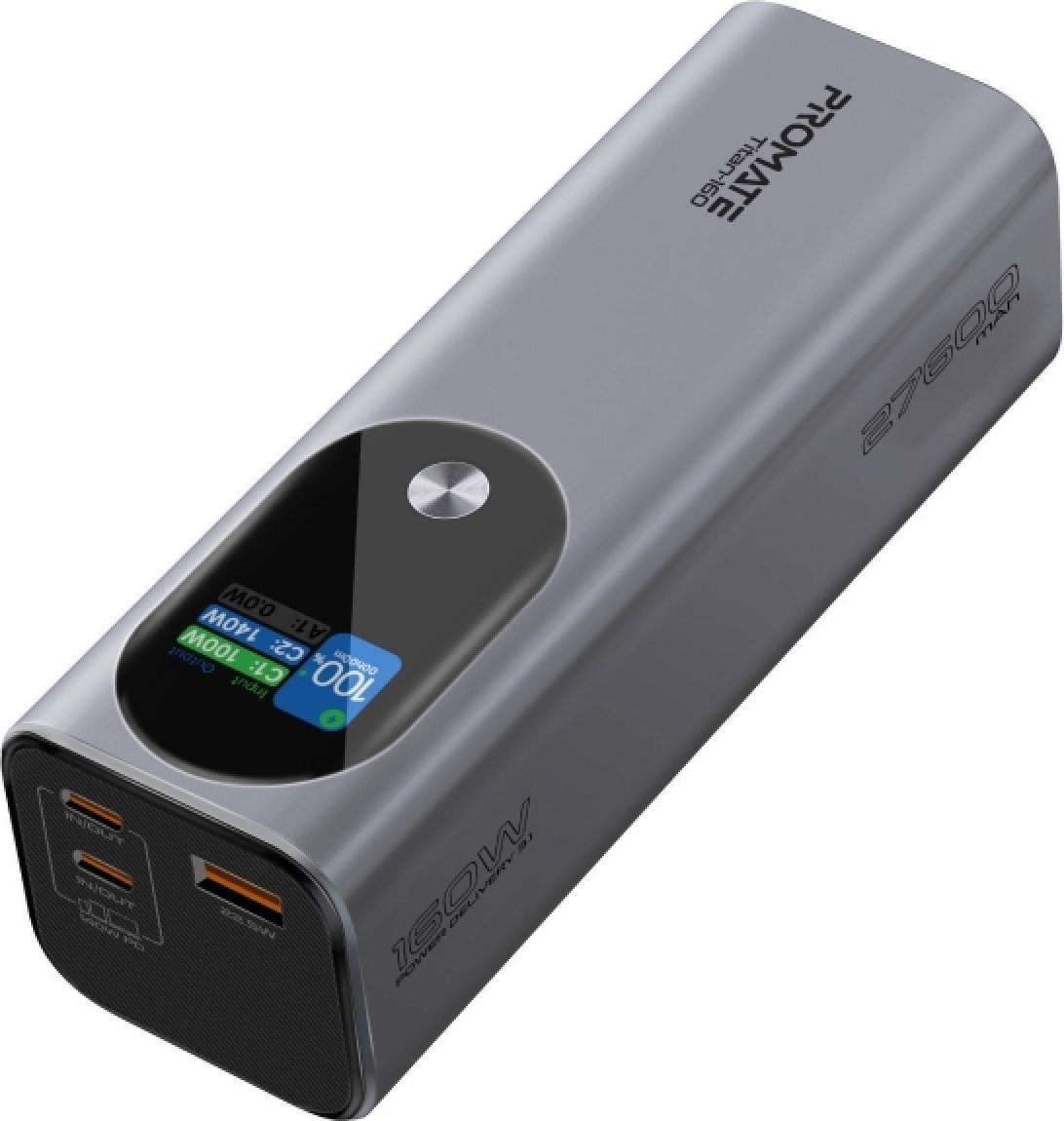 Powerbank Promate Promate Titan-160 Power Bank 160W / 27600mAh / USB-C PD / QC3.0