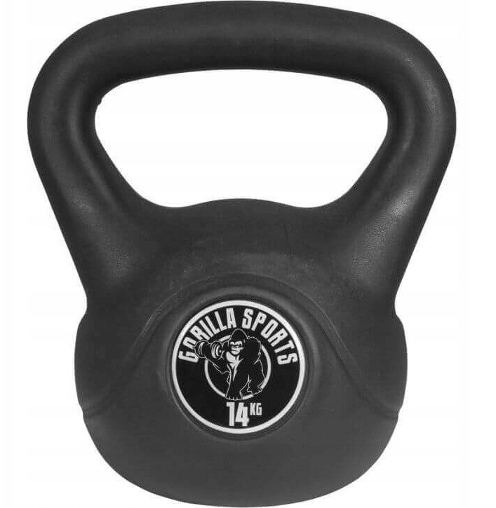 Kettlebell Gorilla Sports 14 kg kettlebell kula kettle hantel